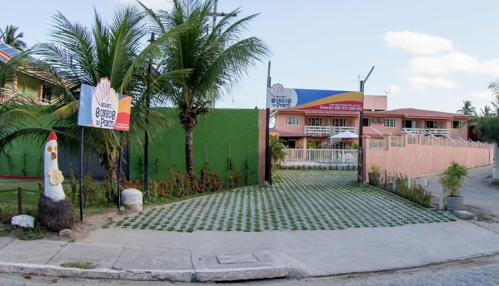 Pousada Flats Recanto Sonhos Do Porto Pôrto das Galinhas Exterior foto